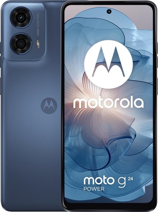 Produktbild Motorola Moto G24 Power (256 GB, Blau, 6.56", Dual SIM, 50 Mpx, 4G)