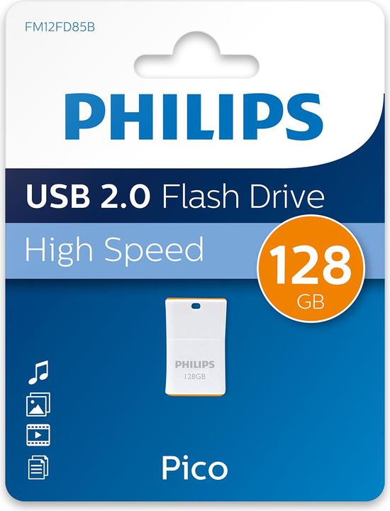 Produktbild Philips USB 2.0 128GB Pico Edition Sunrise Orange (128 GB, USB-A)