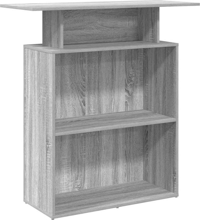 Produktbild VidaXL Empfangstheke Grau Sonoma 100x40x104 cm Holzwerkstoff Empfangstresen