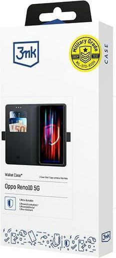 Image du produit 3MK Etui portefeuille Oppo Reno10 5G czarny/black (OPPO Reno 10)