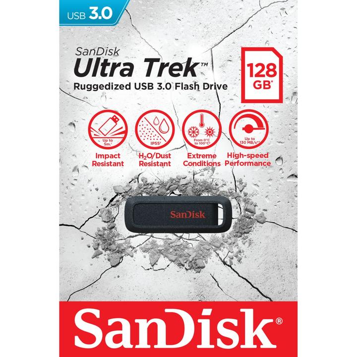 Produktbild SanDisk Ultra Trek (128 GB, USB-A, USB 3.0)