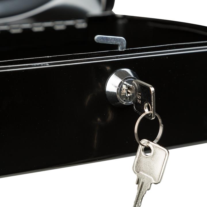 Actual product image Idena Cash box 8" 205x160x90mm, black
