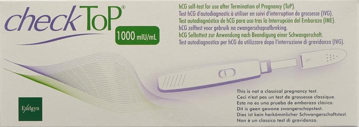 Produktbild CheckTop HcG Selbsttest nach Beendigung einer Schwangerschaft (1 x)