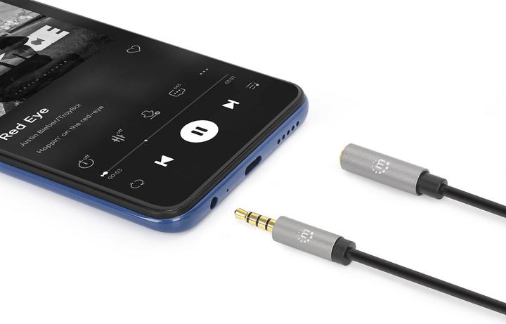 Actual product image Manhattan Audio extension cable Aux / Jack (5 m, Extension)