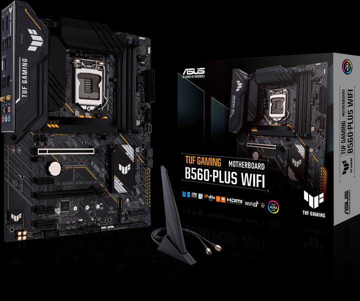 Produktbild ASUS TUF Gaming B560-Plus Wifi (LGA 1200, Intel B560, ATX)