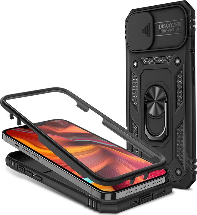 Actual product image Nalia Shockproof military style ring cover (Apple iPhone 13 mini)