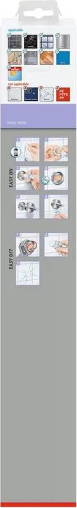 Produktbild tesa MOON GREY Handtuchhalter zweiarmig inkl. Klebelösung ohne Bohren