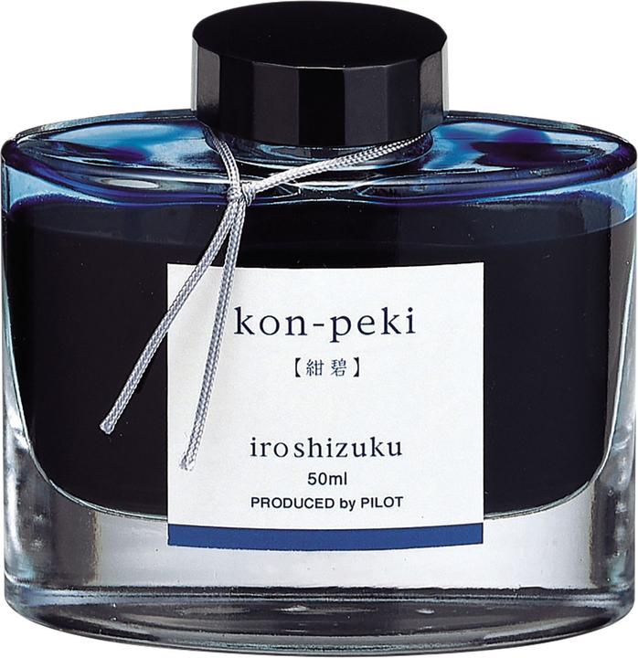 Image du produit Pilot Encre Iroshizuku 50ml - KON-PEKI (Encrier, Bleu)
