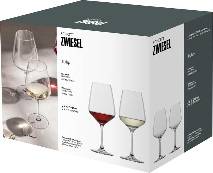 Actual product image Schott Zwiesel Wine glass set Tulip 8-piece (49.70 cl, 8 Glasses, Wine glasses set)
