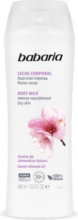 Babaria Sweet Almonds Body Milk Very Dry Skin 400ml (Body milk, 400 ml)