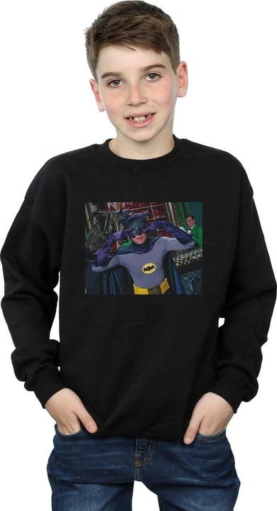 Actual product image Boys Batman TV Series Batdance Photo Sweatshirt (152, 158)