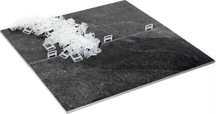 Produktbild XPOtool Fliesen Nivelliersystem Set 200 Laschen 2,0mm Nivellierzange Boden Wand