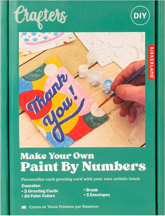 Immagine prodotto Kikkerland Paint By Numbers Cards