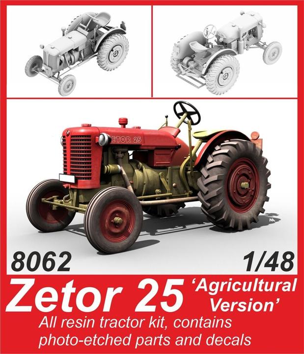 Immagine prodotto CMK Zetor 25 'Versione agricola' 1/48