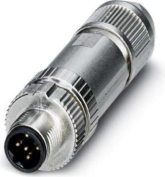 Actual product image Phoenix Contact M12,5P,Sh.Plug,SPEEDCON,B-coded,Push-in