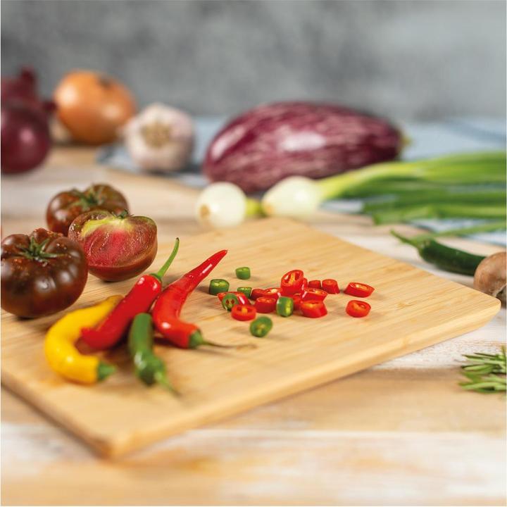 Actual product image Kuhn Rikon Iced bamboo chopping board small