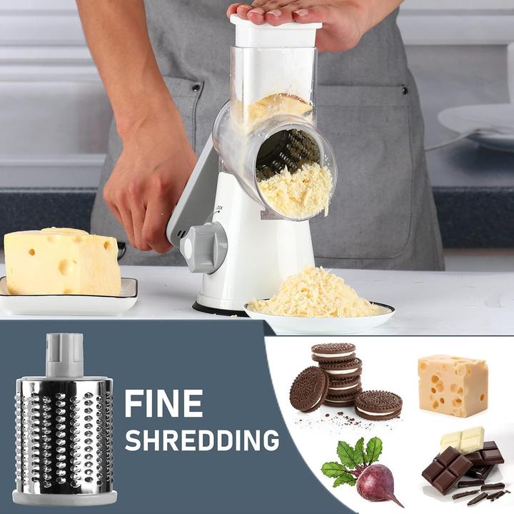 Actual product image Wuciray Trommelreibe mit 3 Trommelblättern