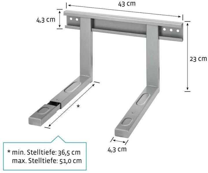 Produktbild Hama Mikrowellenhalterung