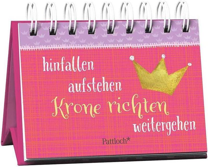 Produktbild hinfallen, aufstehen, Krone richten, weitergehen - Miniaufsteller (Spezial, Deutsch)