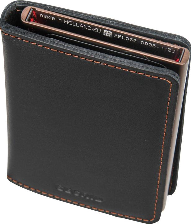Produktbild Secrid Original Slimwallet -lompakko, musta/ ruskea