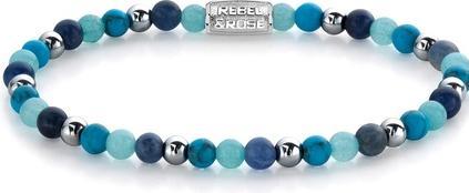 Immagine prodotto Rebel Rose - Bracciale con perline Summer Vibes II blu RR-40054-S - Dimensioni: 16,5 cm - S (16.50 cm)