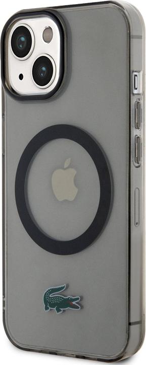 Actual product image Lacoste LCHMP15MULOK iPhone 15 Plus 6.7" czarny/black hardcase Transparent MagSafe (Apple iPhone 15 Plus, Apple iPhone 14 Plus)
