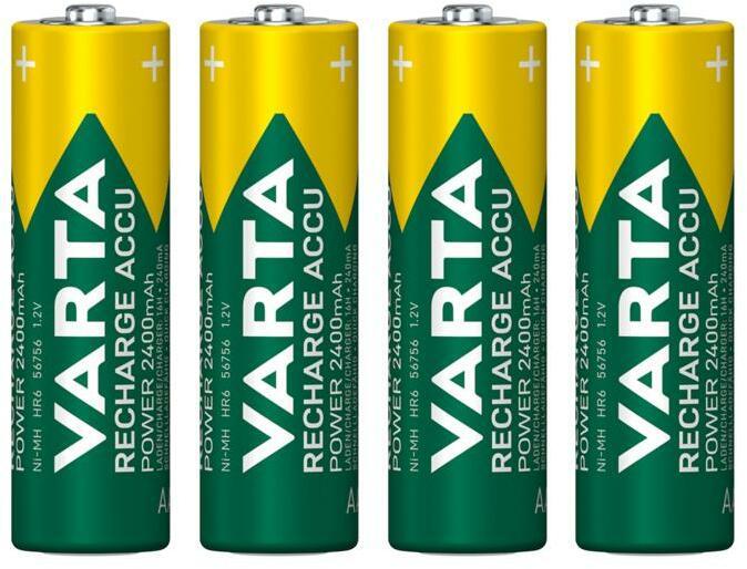 Image du produit Varta Batterie rechargeable (4 pcs, AA, 2400 mAh)