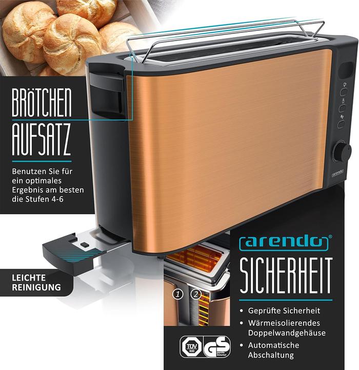 Image du produit Arendo Wasserkocher-Toaster-Eierkocher-Set (1.50 l)
