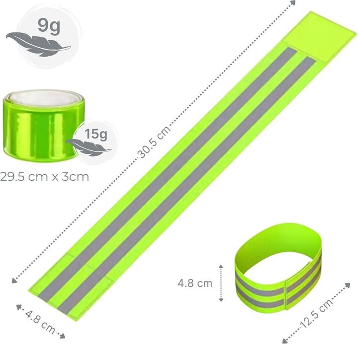 Image du produit Hermex Velo-Reflektorband Fahrrad-Leuchtband Reflektierendes Veloband