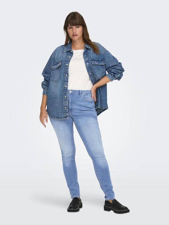 Actual product image Only CARFOREVER Hohe Taille Skinny Fit Jeans Skinny Jeans (W42/L32)