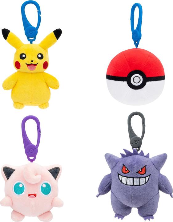 Pokémon - Plush Clip On W12 Ass - (95177-12)