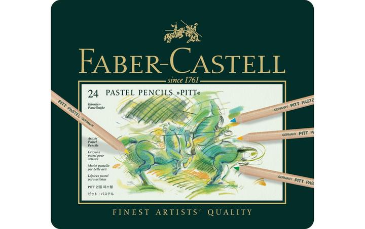 Image du produit Faber-Castell Crayon de couleur PITT PASTELL (Multicolore, 24 x)