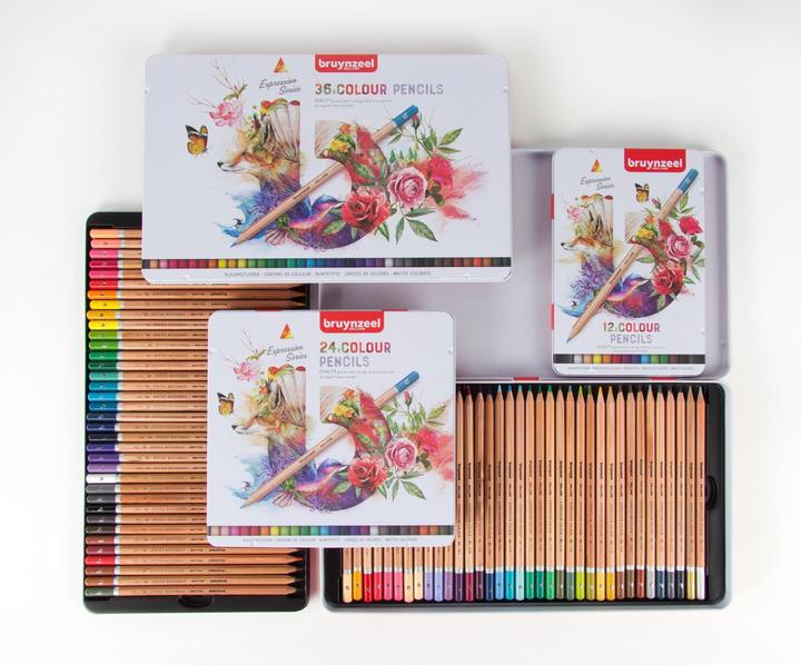 Produktbild Bruynzeel Farbstifte Expression Colour Metalletui, 24 Stück (Mehrfarbig, 24 x)