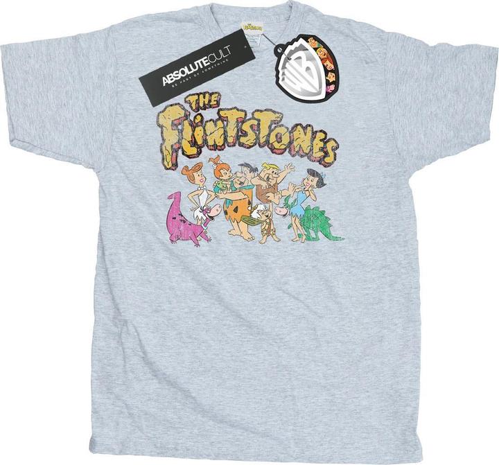 Produktbild The Flintstones Group Distressed TShirt (L)