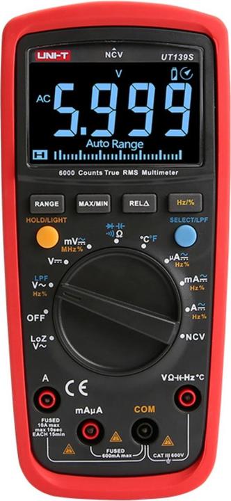 Uni-T UT139S True RMS Digital Multimeter (CAT III 600V)