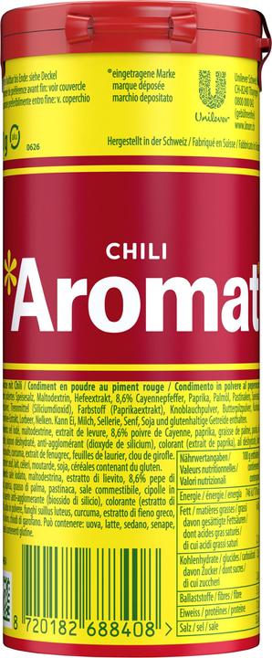 Actual product image Knorr Aromat Condiment en poudre Chili 90 g Saupoudreuse (90 g)