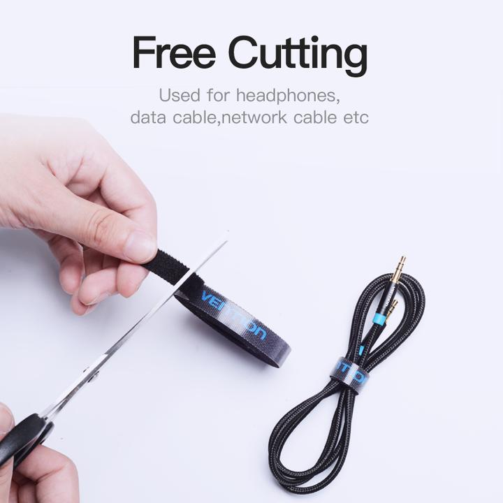 Actual product image Vention Cable Organiser Strap KAABI 3m Black (3000 mm, 1 pcs.)