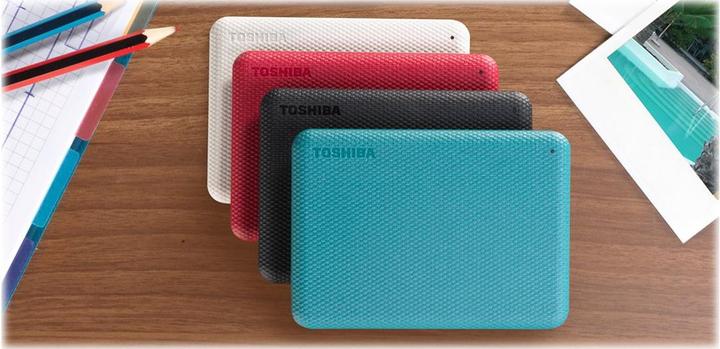 Actual product image Toshiba Canvio Advance HDTCA10EG3AA 1000 GB, 2.5 inch, USB 3.2 Gen1, Green (1 TB)