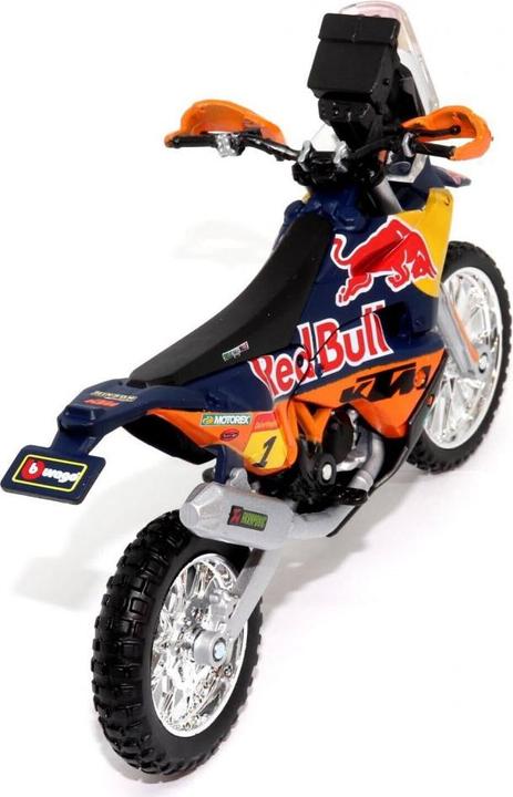 Actual product image Bburago 18/51086 Metal scale 1:18 Official KTM 450 Rally Dakar #1 2019 for 3+ Years