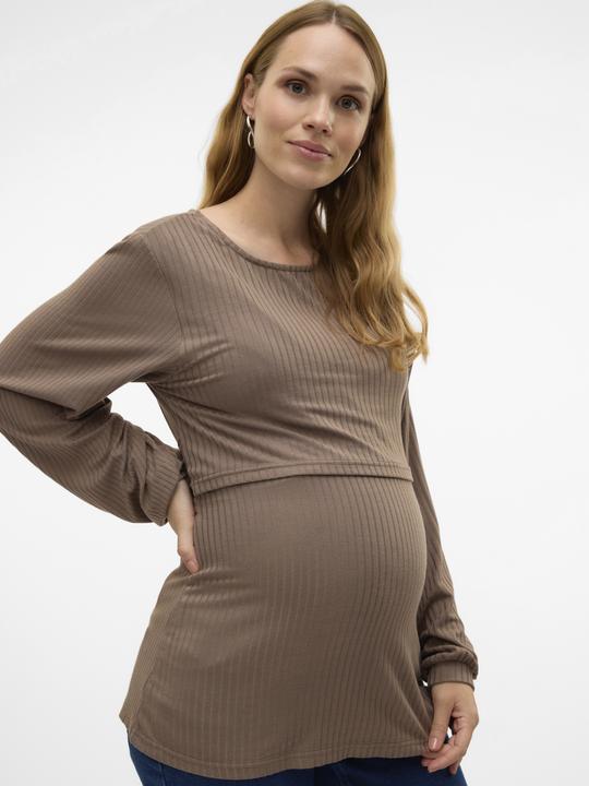 Image du produit Mamalicious Coupe normale Top col rond Blouse (XS)