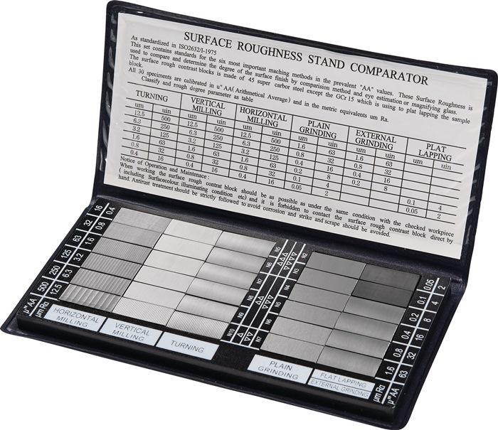 Actual product image Promat Surface comparison plate RUGOTEST (12 cm)