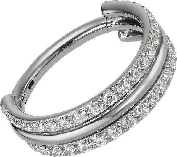 Image du produit Bijouteria Piercing d'oreille (Titane, Cristallin)