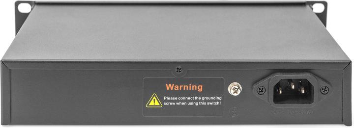 Produktbild Digitus 8-Port Gigabit Switch, 10-Zoll, Unmanaged, 2 Uplinks (8 Ports)