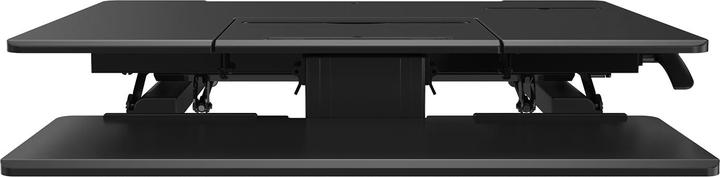 Actual product image V7 Workstation desk stand with sit/stand function, 91.40cm (36"). Product Color: Black, Minimum Image
