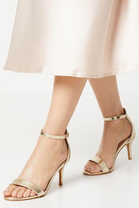 Actual product image Dorothy Perkins Womens/Ladies Tasha Barely There Stiletto Heel Sandals (37)