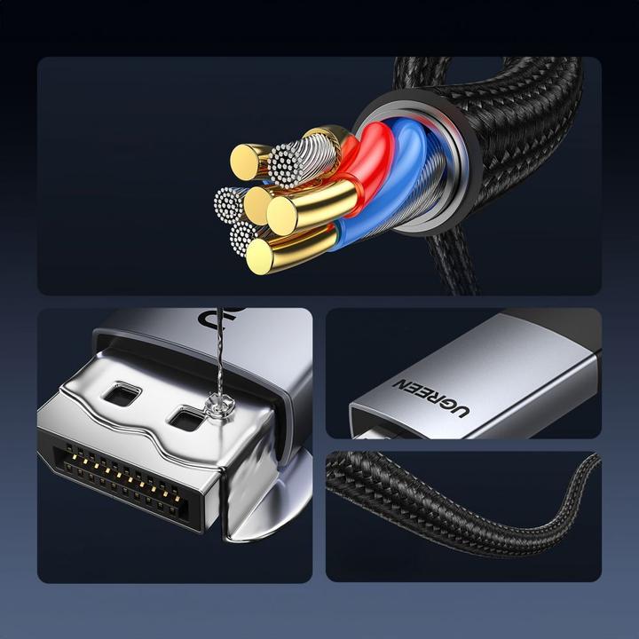 Actual product image Ugreen DisplayPort – HDMI (1 m, DisplayPort, HDMI)