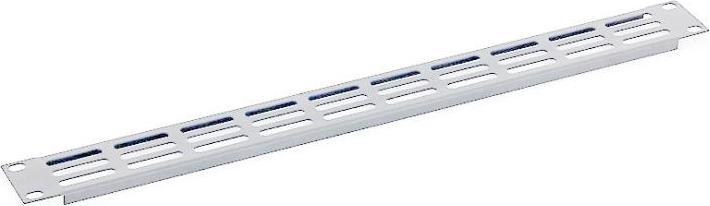 Actual product image Triton RAC-ZP-P44-A1 - Perforated blanking panel 4 U with oval perforation 36 x 6 mm