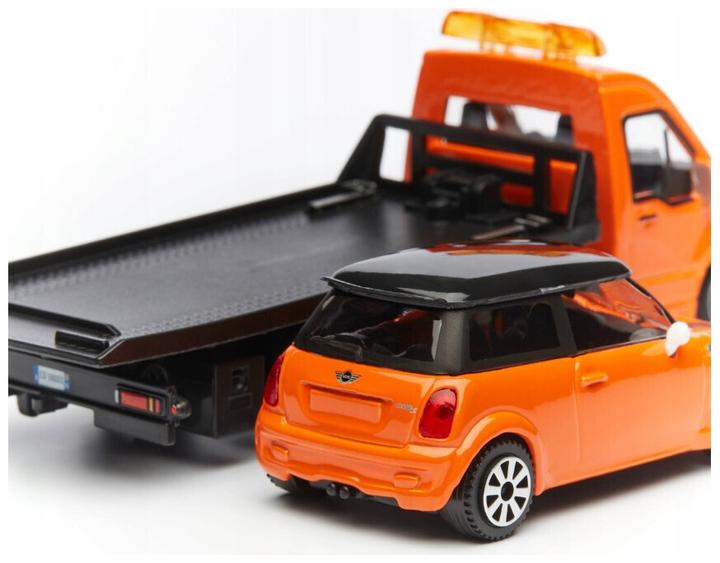 Actual product image Bburago Street Fire Truck W Mini Cooper S 1:43