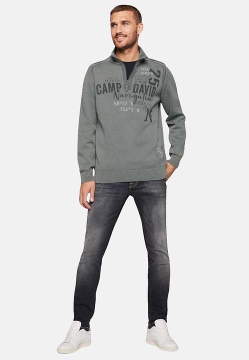 Produktbild Camp David Pullover Strickpullover Troyer (M)