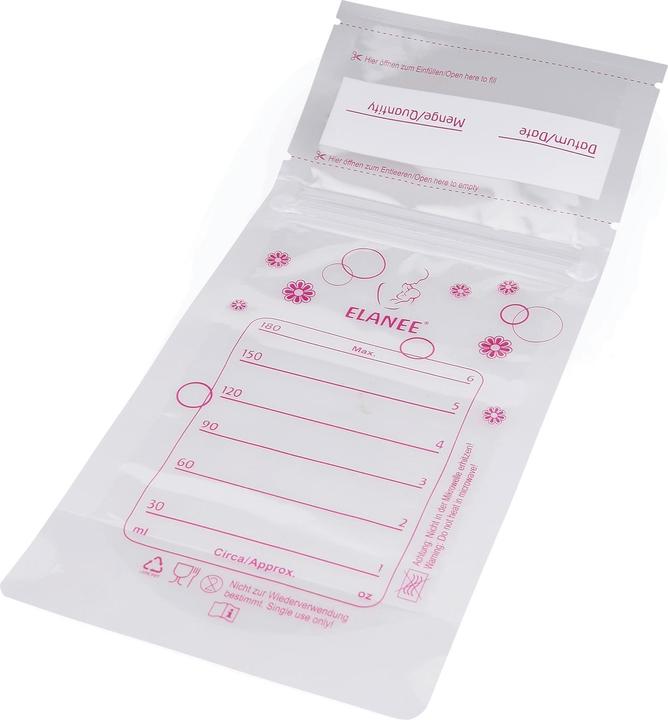 Actual product image Elanee Breast milk bag FS